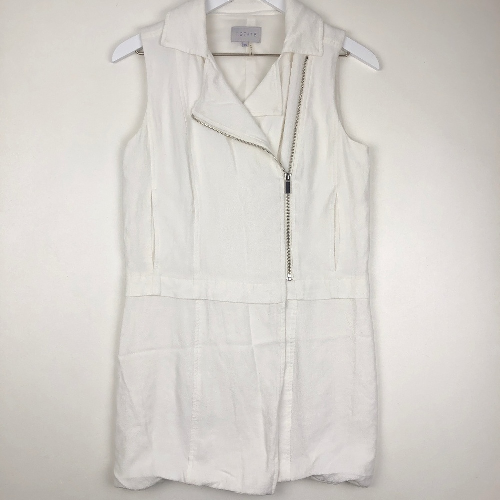 1.STATE Longline Sleeveless Jacket